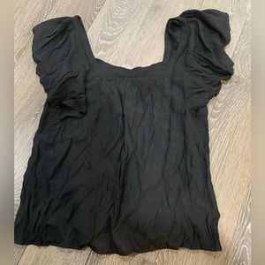 Mauve Ruffle Blouse Size Large